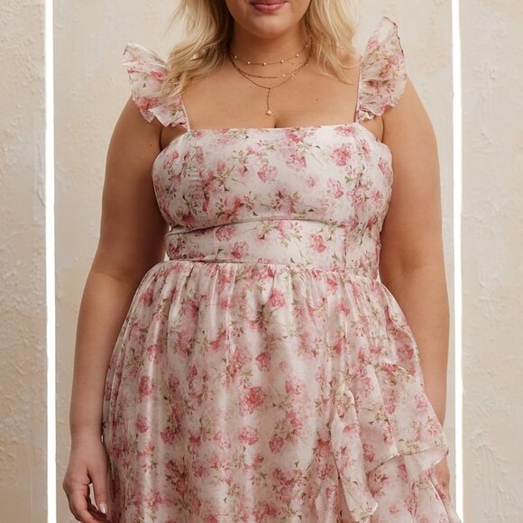 NEW Arula Penelope Organza Ruffle Dress - Picture 6 of 6